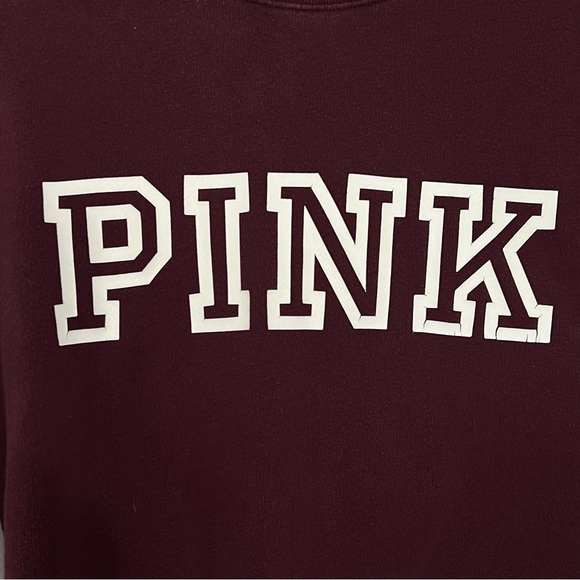Victoria Secret PINK burgundy crewneck size XS - Picture 6 of 13